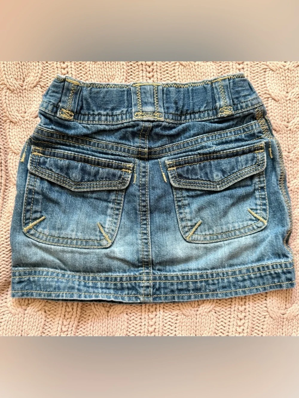 Old Navy Denim Skirt 4T | Adjustable Waist Jean Skirt Girls